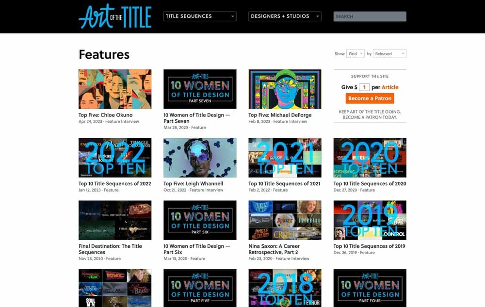 Art of the Title screenshot